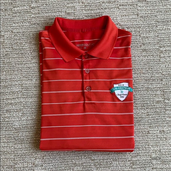 Nike Other - Red Nike Golf Shirt